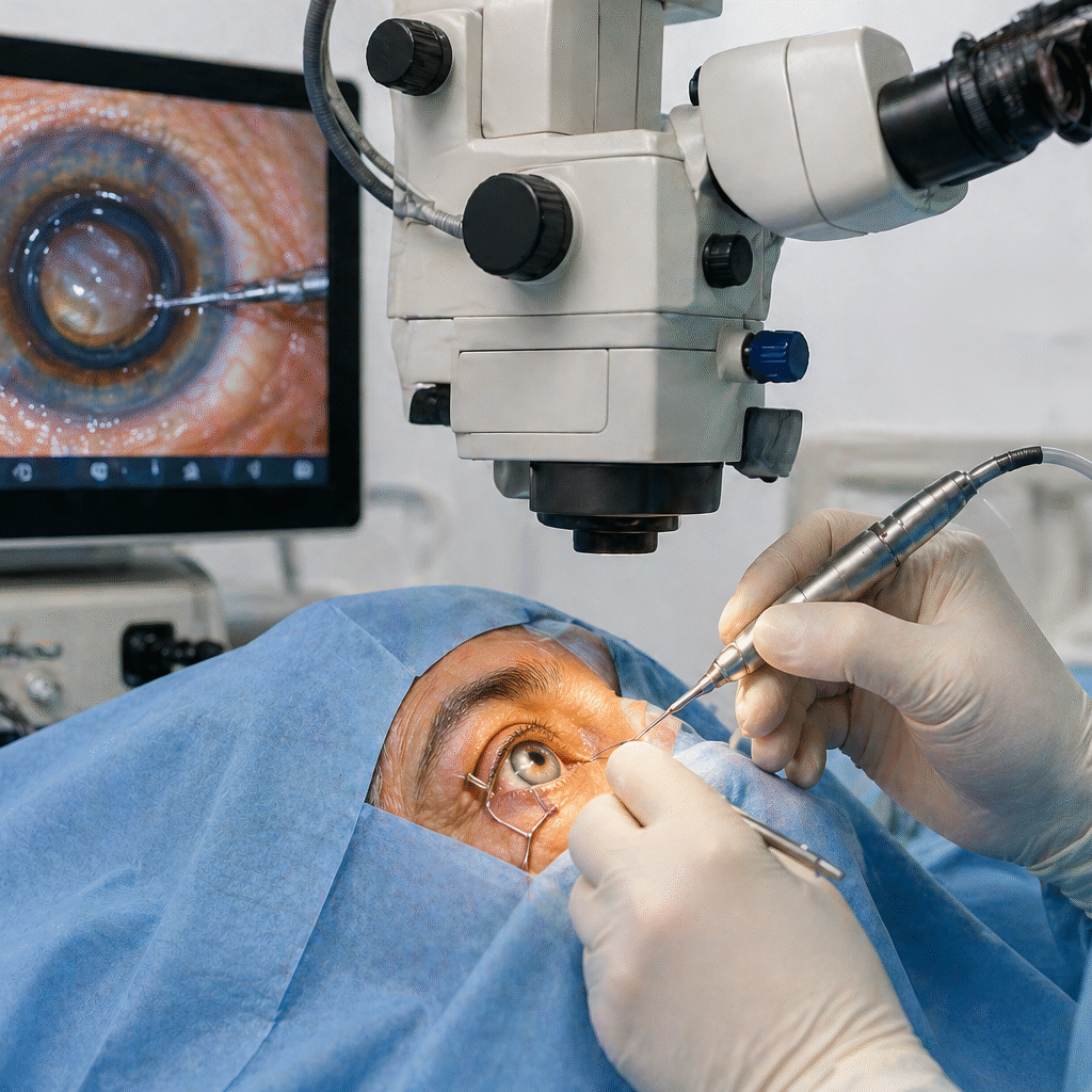 cataract eye operation